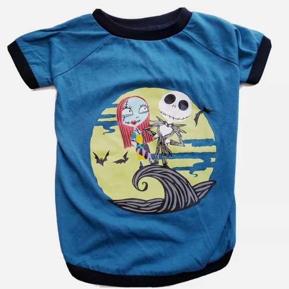 DisneyParks Nightmare Before Christmas Jack And Sally Ringer Pets Shirt XL New